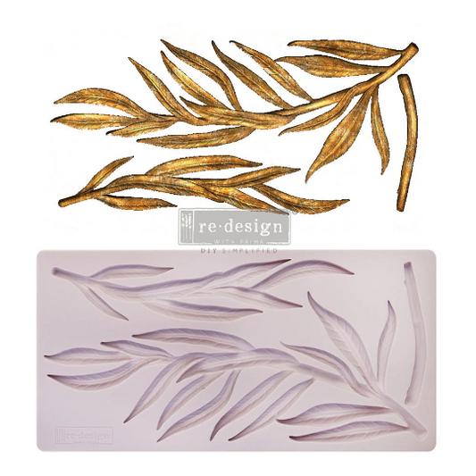 SIMPLE GREENERY – 5″X10″, 8MM THICKNESS - REDESIGN DECOR MOULDS®