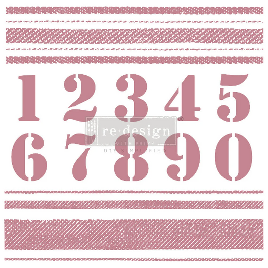 STRIPES - CLEARLY-ALIGNED DÉCOR STAMPS -