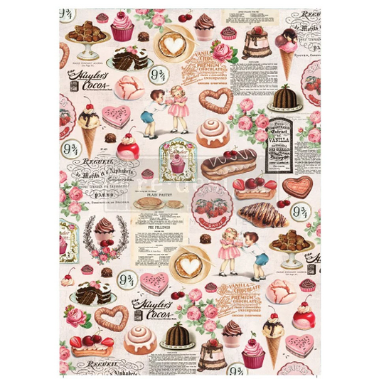SUPER DECADENT - DÉCOUPAGE DÉCOR TISSUE PAPER