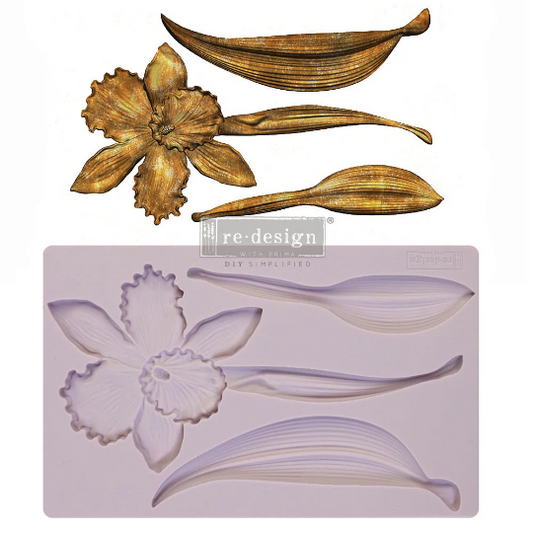 WILDFLOWER – 8″X5″, 8MM THICKNESS -  REDESIGN DECOR MOULDS®